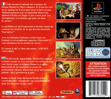 Discworld 2 - Mortality Bytes! (US) box cover back